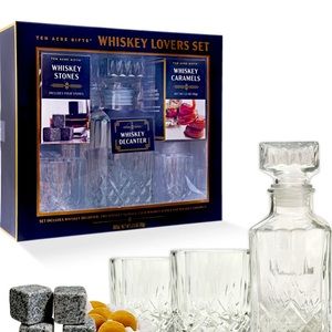 Whiskey Glasses and Decanter Cocktail Set